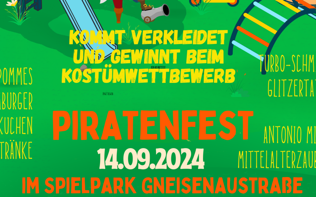 Piratenfest im Spielpark Gneisenaustraße